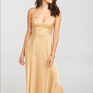 Show Me Your Mumu Godshaw Goddess Gown -True Gold